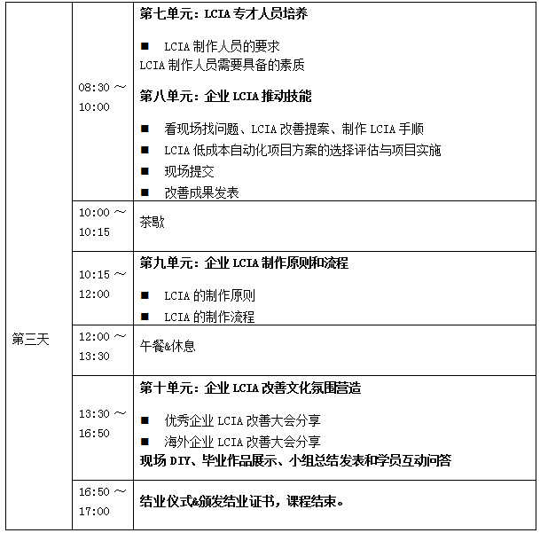 2018年12月份LCIA低成本自動(dòng)化課程招生啦！